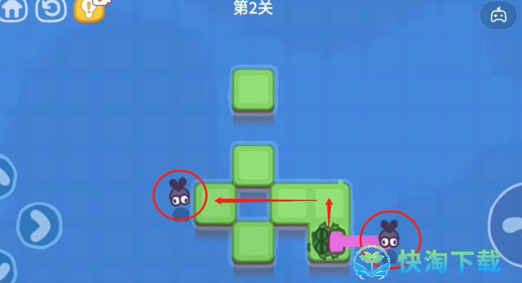 《抖音》功夫蛙小游戏第二关策略