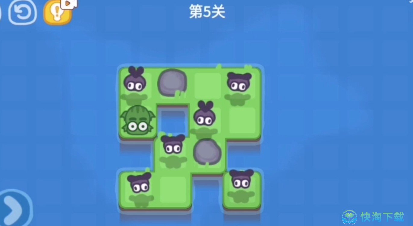 《抖音》功夫蛙小游戏第五关策略