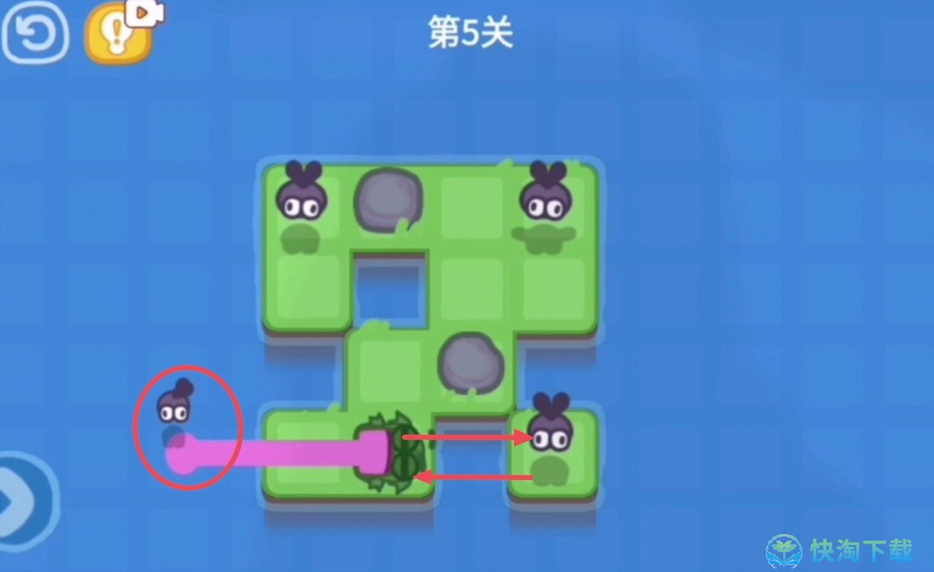 《抖音》功夫蛙小游戏第五关策略