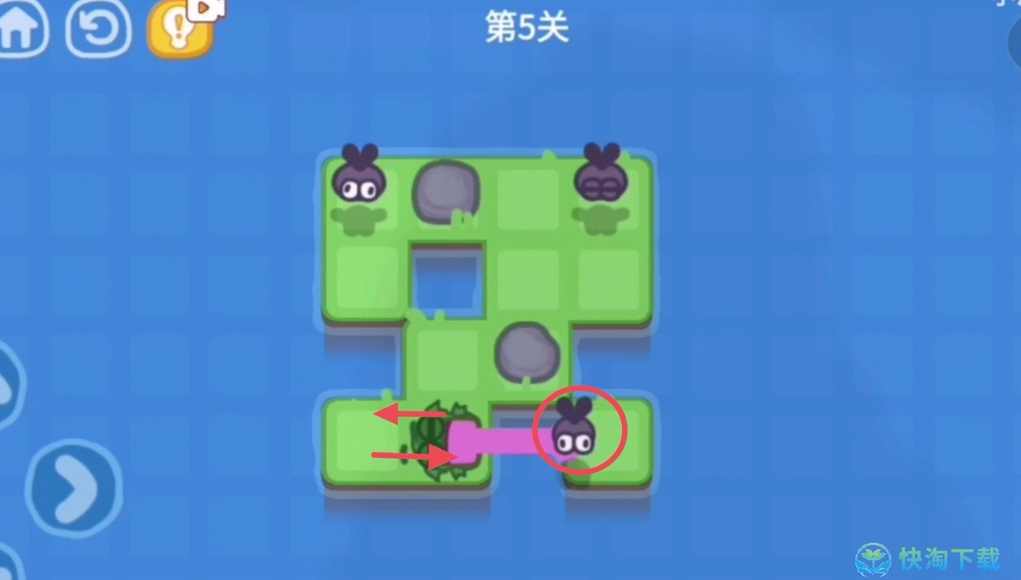 《抖音》功夫蛙小游戏第五关策略