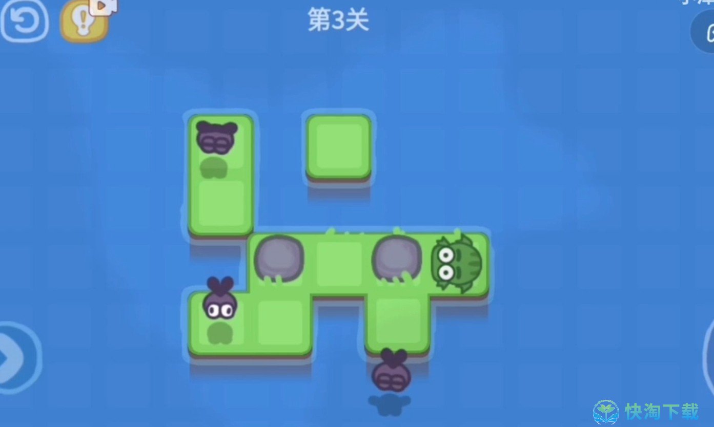 《抖音》功夫蛙小游戏第三关策略