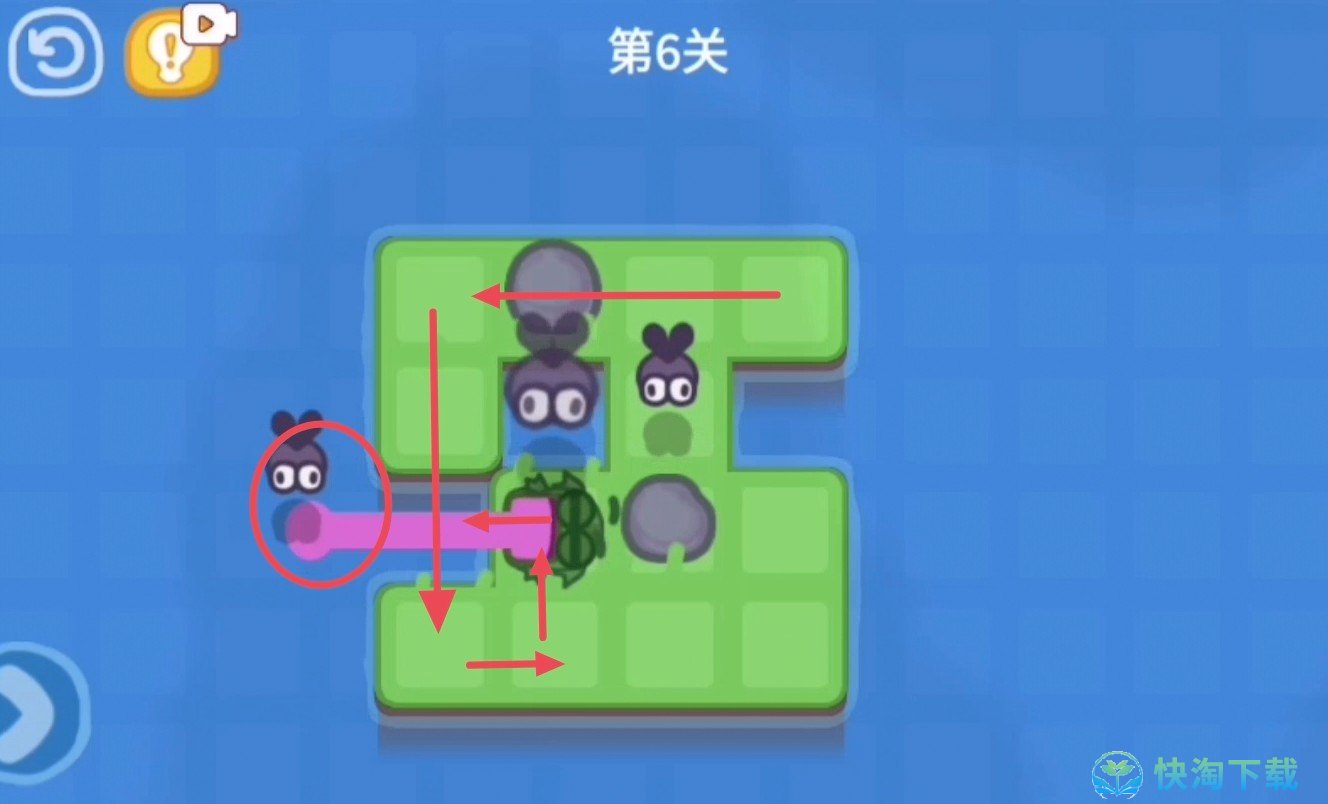 《抖音》功夫蛙小游戏第六关策略