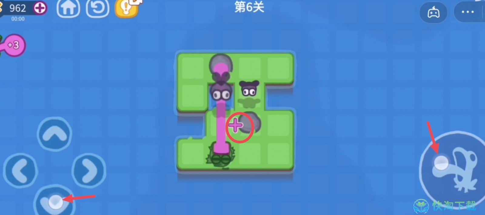 《抖音》功夫蛙小游戏第六关策略