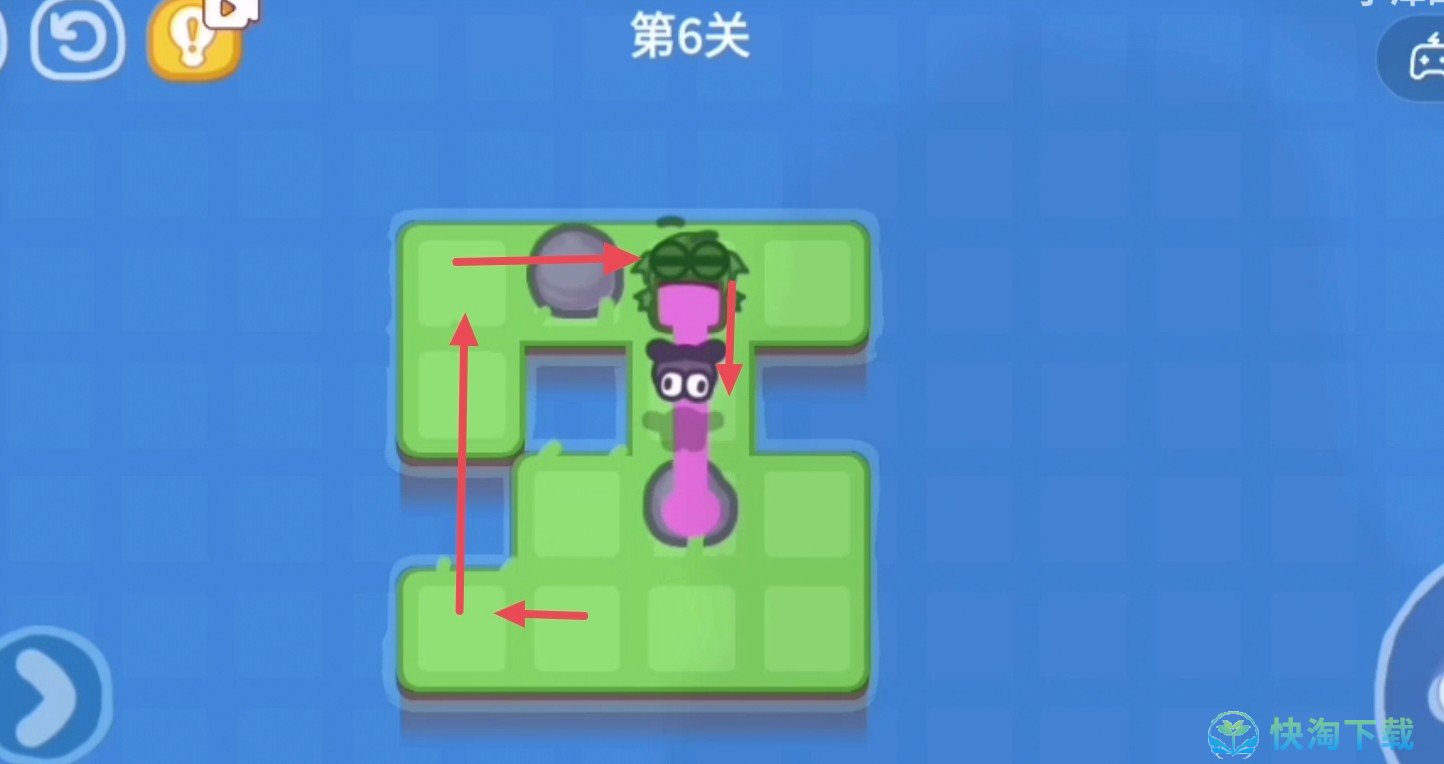 《抖音》功夫蛙小游戏第六关策略