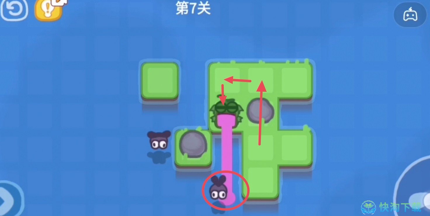 《抖音》功夫蛙小游戏第七关策略