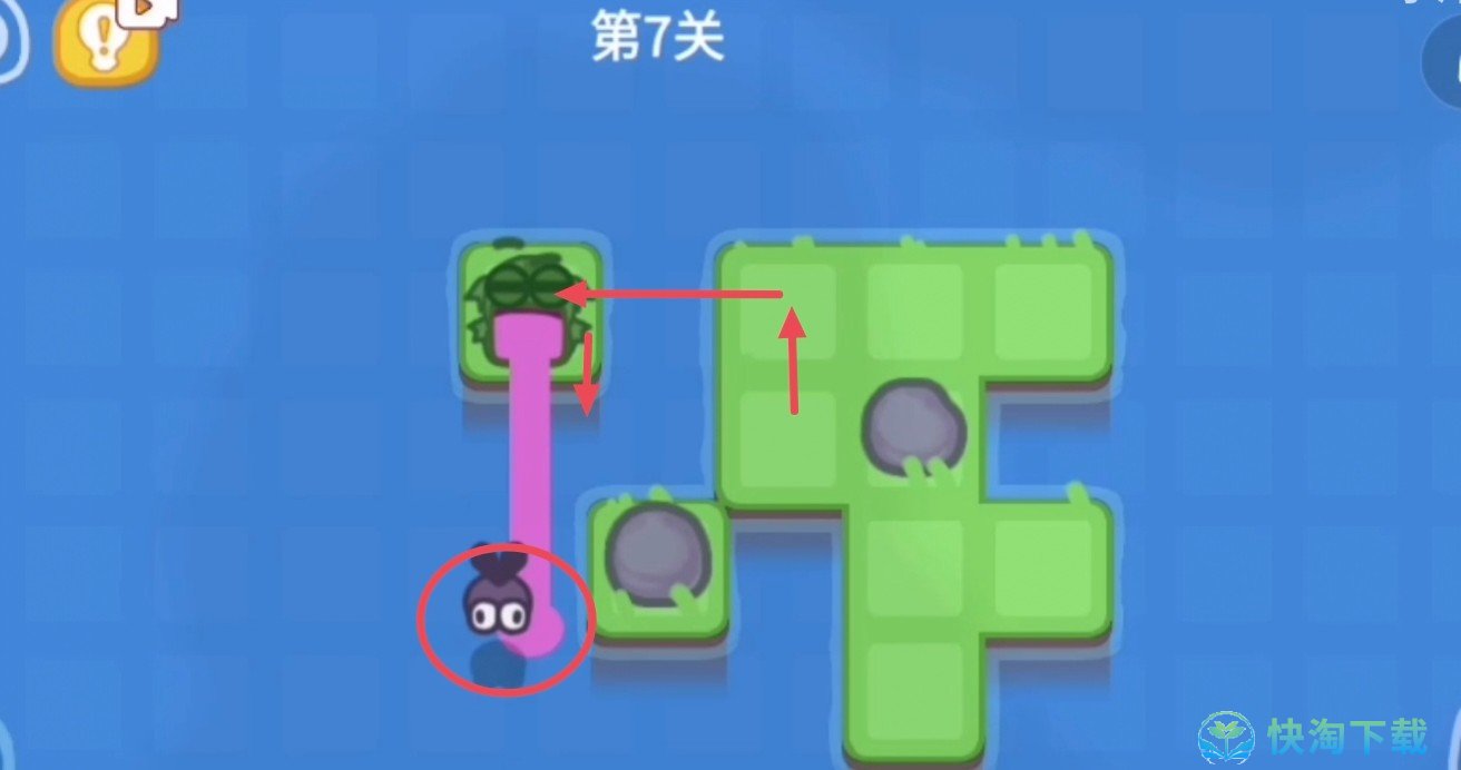 《抖音》功夫蛙小游戏第七关策略