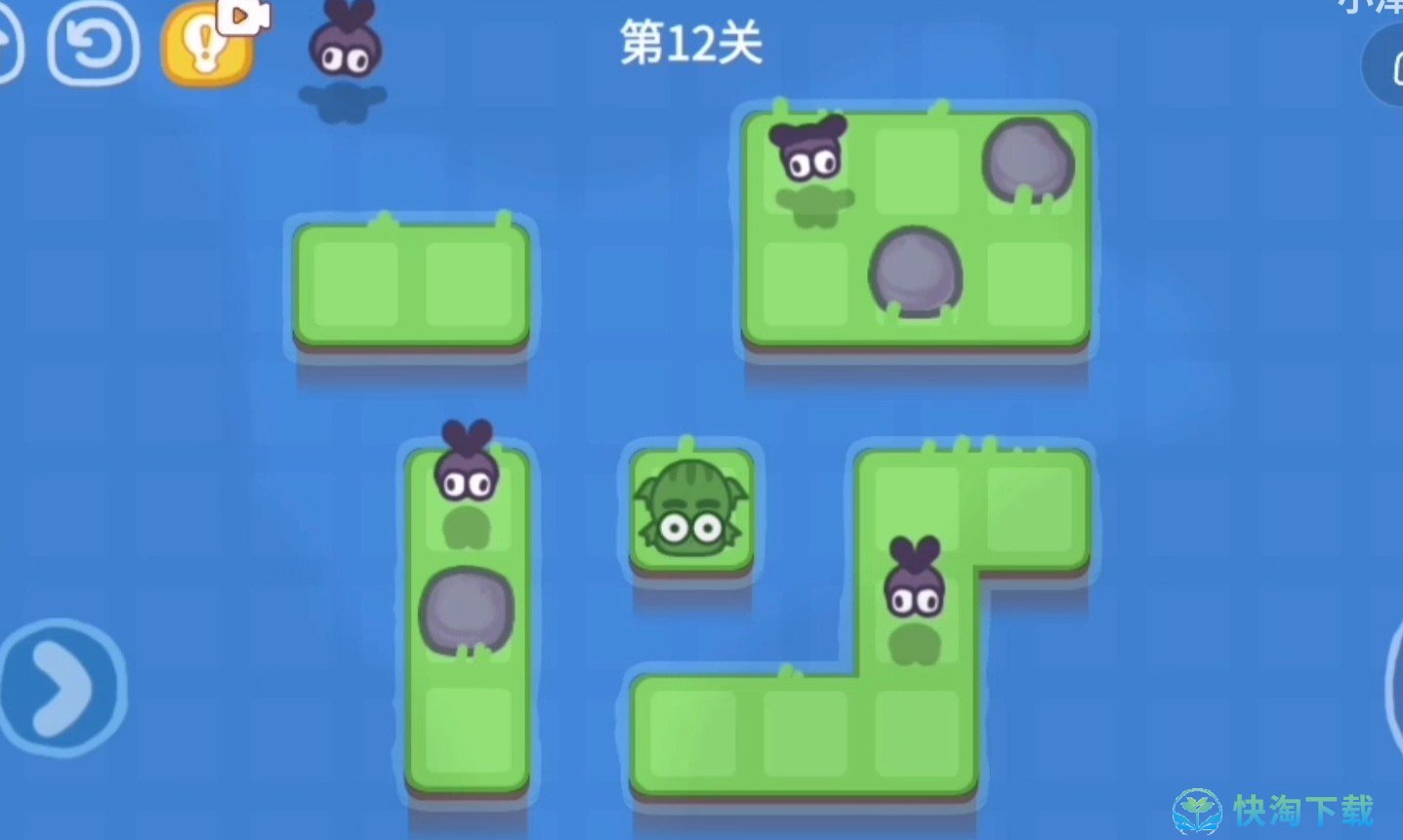 《抖音》功夫蛙小游戏第十二关策略