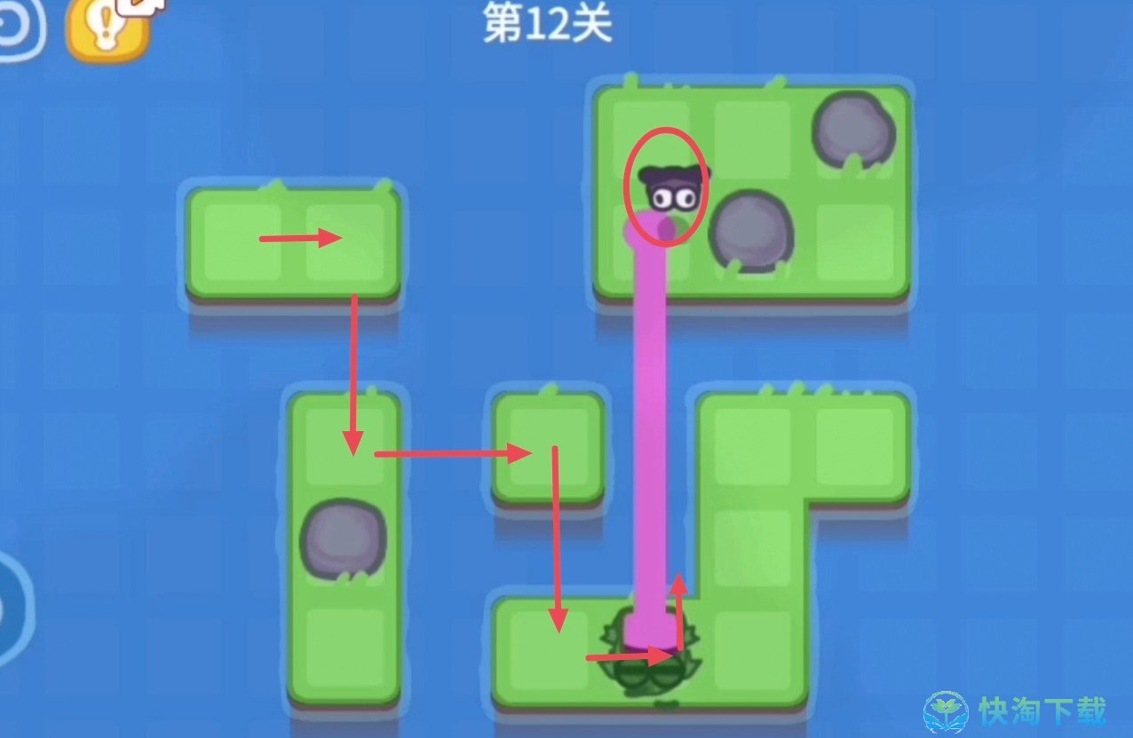 《抖音》功夫蛙小游戏第十二关策略