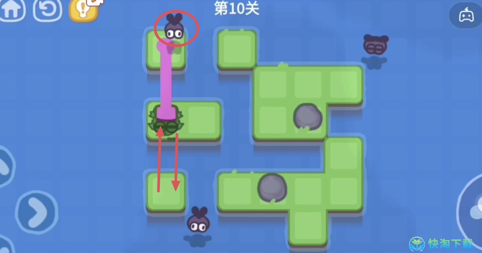 《抖音》功夫蛙小游戏第十关策略