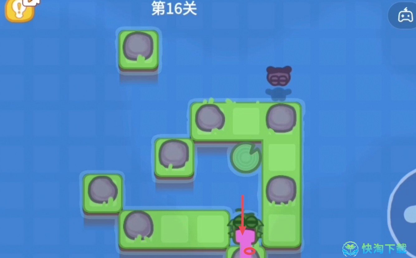 《抖音》功夫蛙小游戏第十六关策略