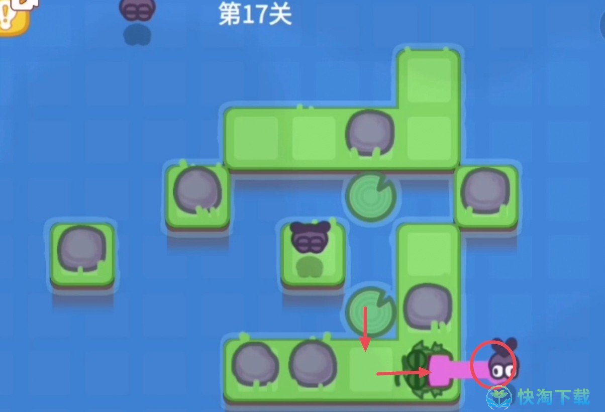 《抖音》功夫蛙小游戏第十七关策略
