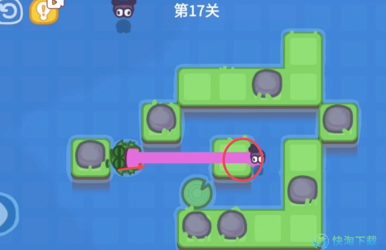 《抖音》功夫蛙小游戏第十七关策略