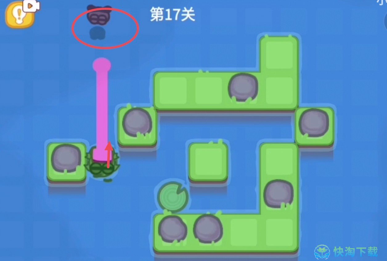 《抖音》功夫蛙小游戏第十七关策略