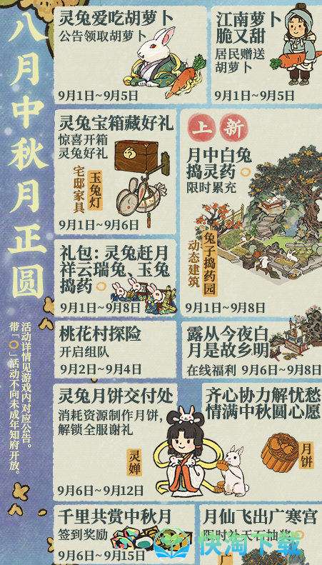 《江南百景图》2022中秋节活动策略