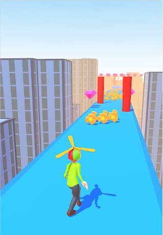 直升机小子跑酷极速版