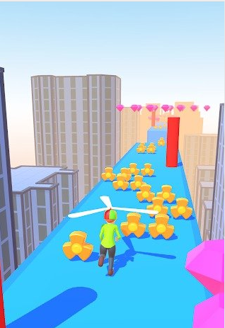 直升机小子跑酷极速版