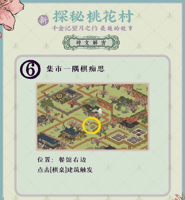 江南百景图探秘桃花村最后的故事解密策略