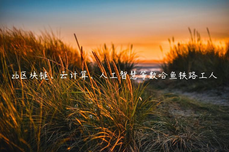 zb区块链、云计算、人工智慧等数哈鱼铁路工人