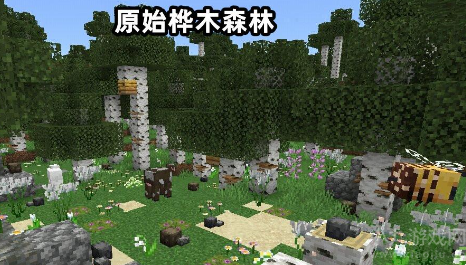 我的世界全新加入原始桦木森林