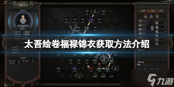 《太吾绘卷》福禄锦衣获取方法分享 福禄锦衣怎么获取？