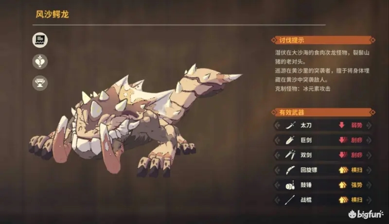 狩猎时刻风沙鳄龙攻略技巧分享