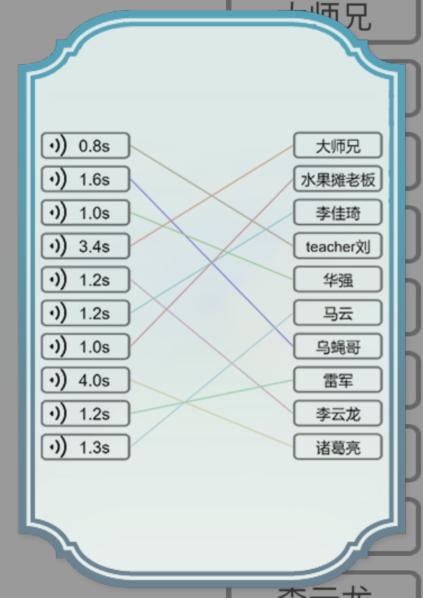 《文字的力量》听声连人名攻略图文