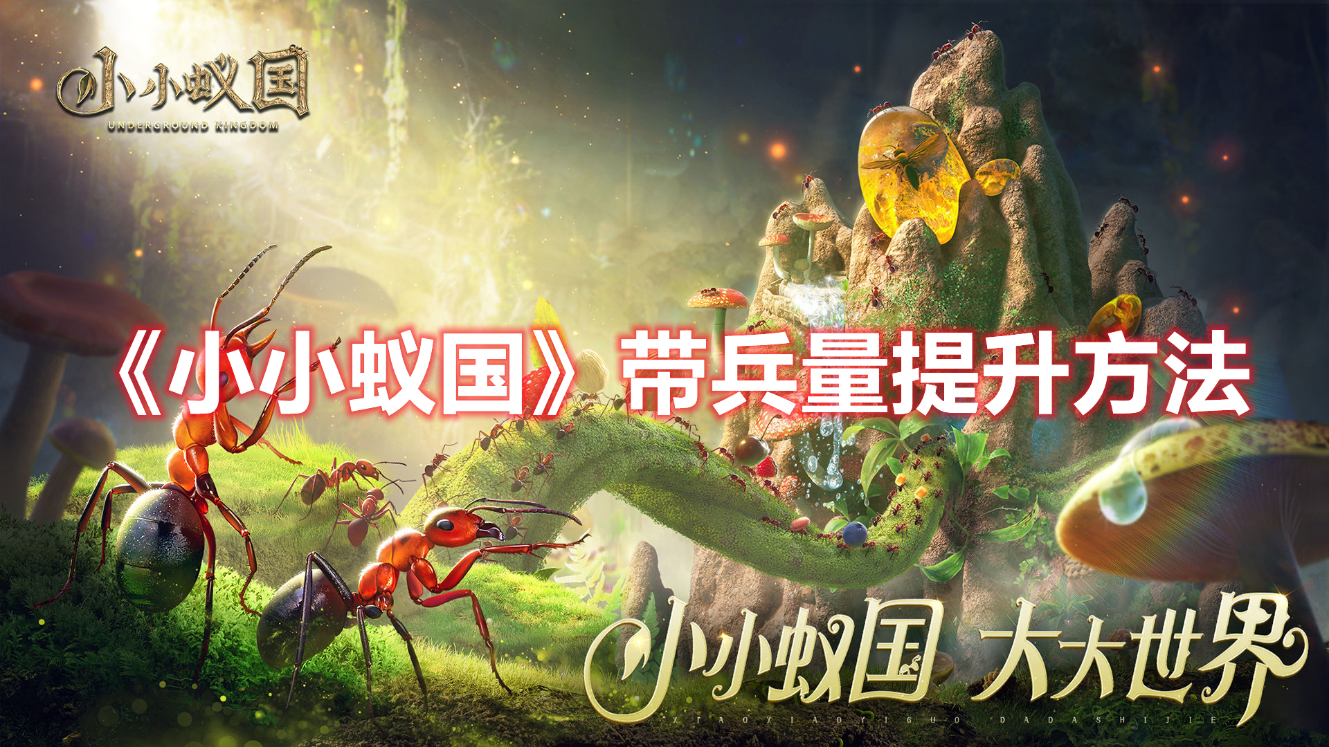 《小小蚁国》带兵量提升方法