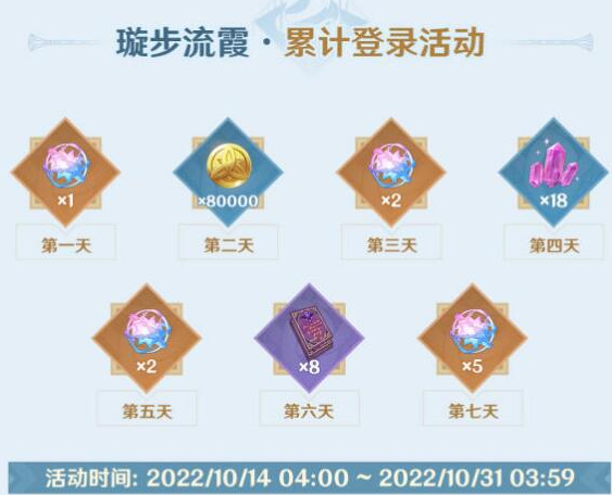 原神下半活动有哪些