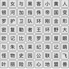 《汉字找茬王》消除所有电影通关策略