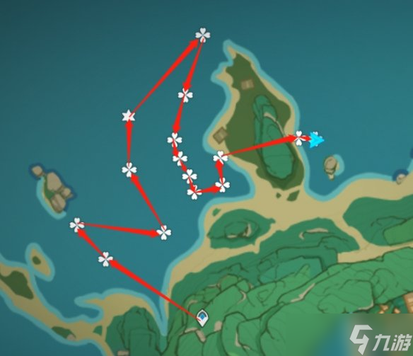 《原神》海灵芝哪里最多？海灵芝最快采集路线分享