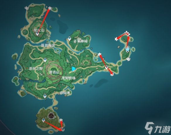 《原神》海灵芝哪里最多？海灵芝最快采集路线分享