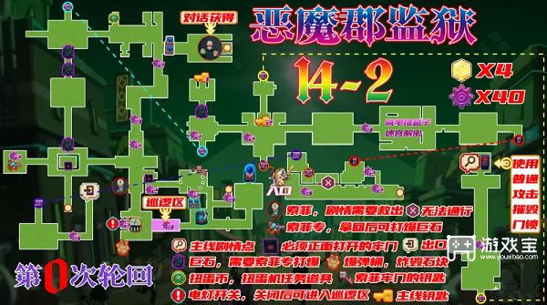 坎公骑冠剑14-2全收集策略