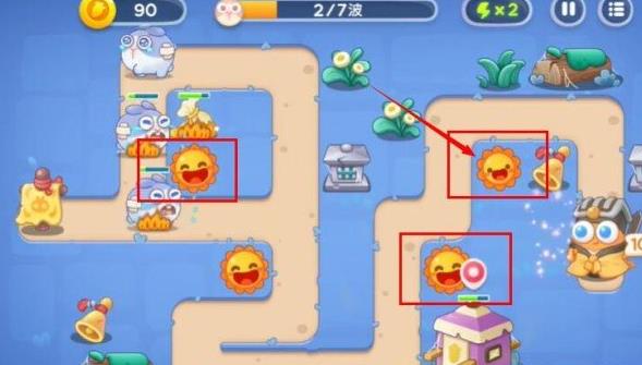 《保卫萝卜4》阿波道长第一关攻略
