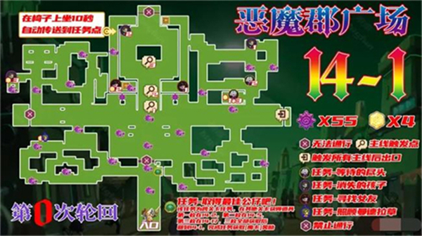 坎公骑冠剑14-1怎么过