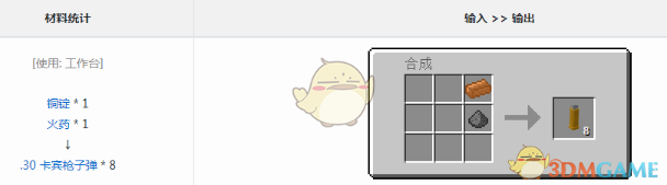 《我的世界》VMW30卡宾枪子弹获得方法介绍