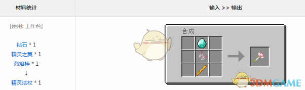 《我的世界》冰火传说精灵法杖获得方法介绍