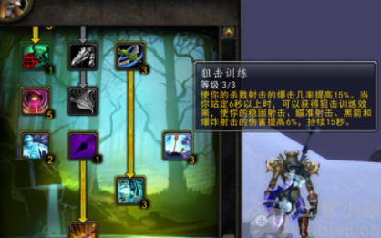 魔兽世界wlk射击猎怎样玩-射击猎输出循环及天赋加点攻略