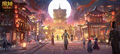 浮世轻羽 盛世华服《魔域口袋版》神都洛城新品时装正式上架