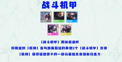 《金铲铲之战》战斗机甲羁绊