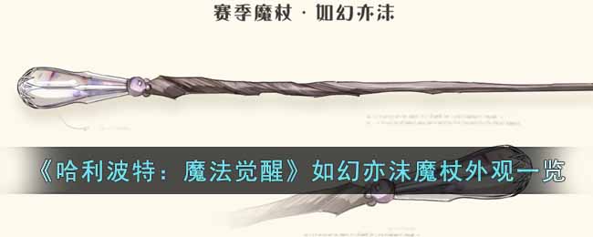 《哈利波特：魔法觉醒》如幻亦沫魔杖外观一览
