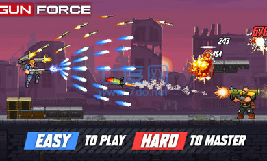 炮火力量游戏中文版（Gun Force）