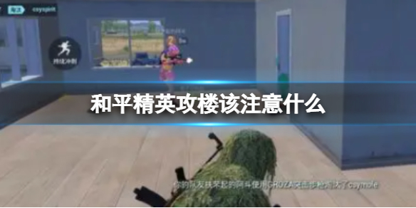 《和平精英》攻楼该注意什么-攻楼注意事项策略