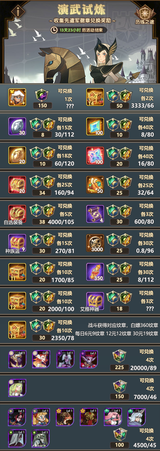 《剑与远征手游》12月演武试炼2022玩法攻略