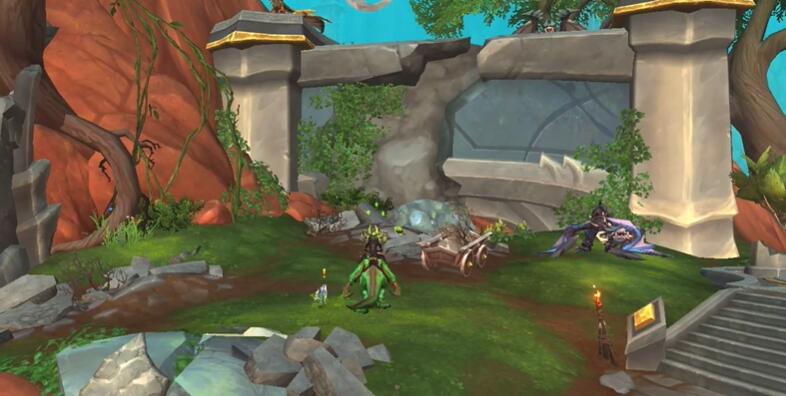魔兽世界10.0碧蓝林海巨龙魔符在哪_wow10.0碧蓝林海巨龙魔符坐标分享