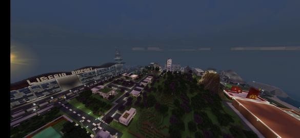 我的世界利比里亚市地图和超越地下mod模组整合包最新版