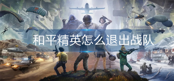 和平精英怎么退出战队