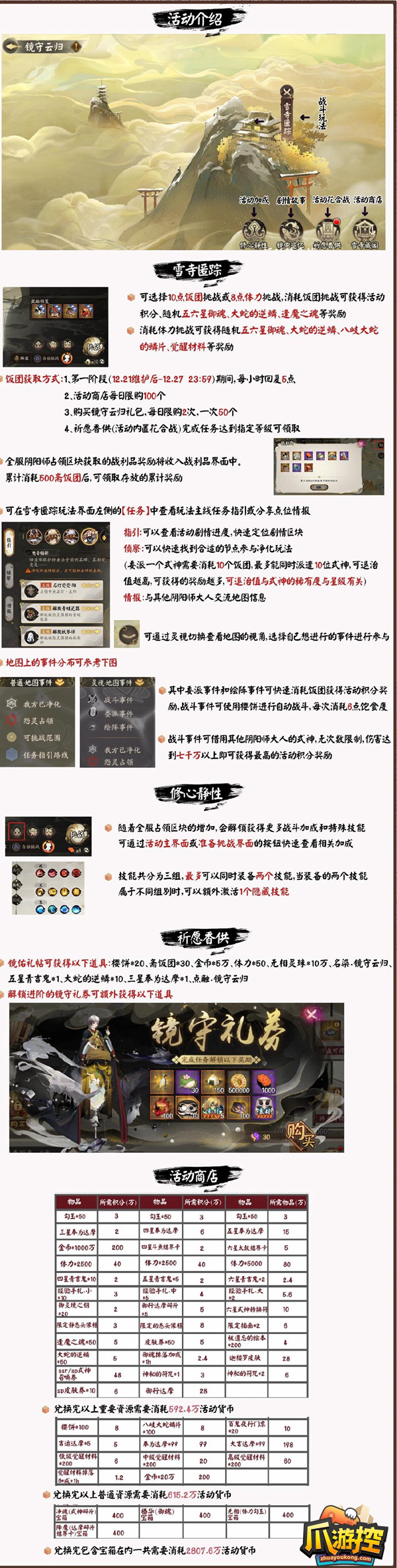 阴阳师镜守云归活动怎么玩