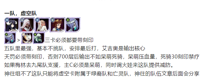 剑与远征手游冲击800层阵容推荐