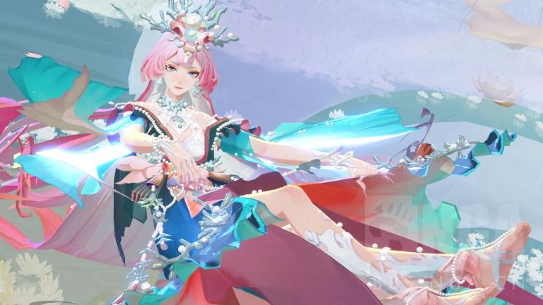 《阴阳师》粉蓝巡音灵感染色方案一览
