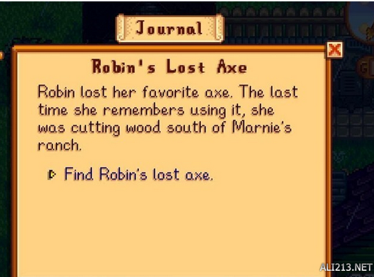 《星露谷物语 / 像素谷》Robin&#039;s Lost Axe获得方法解析 斧头在哪？